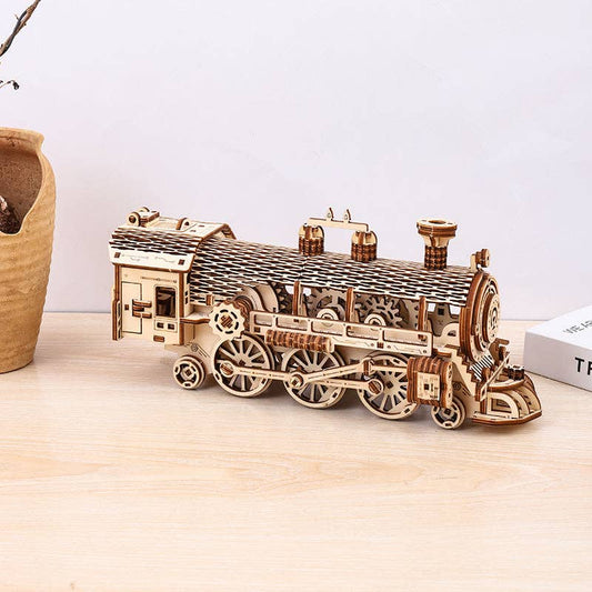 DIY Model wooden kit train