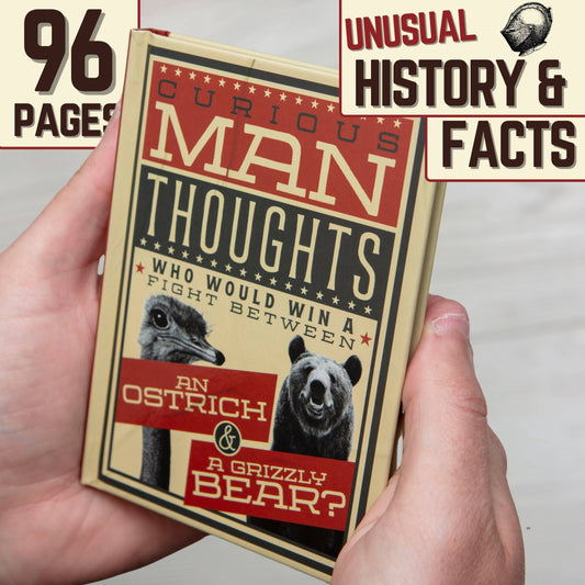 Curious Man Thoughts - Funny Gift Book - Novelty Men's Gift