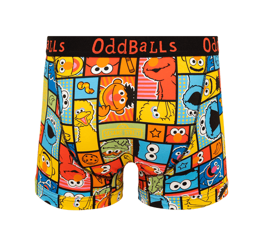 Sesame Street - Mens Cotton Boxer Shorts