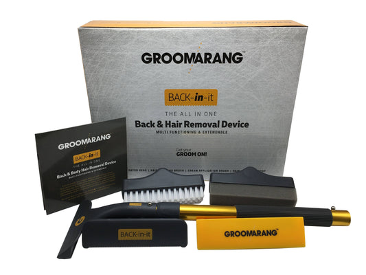 Groomarang 'Back In It' Back and Body Hair Removal Device- BACK SHAVER
