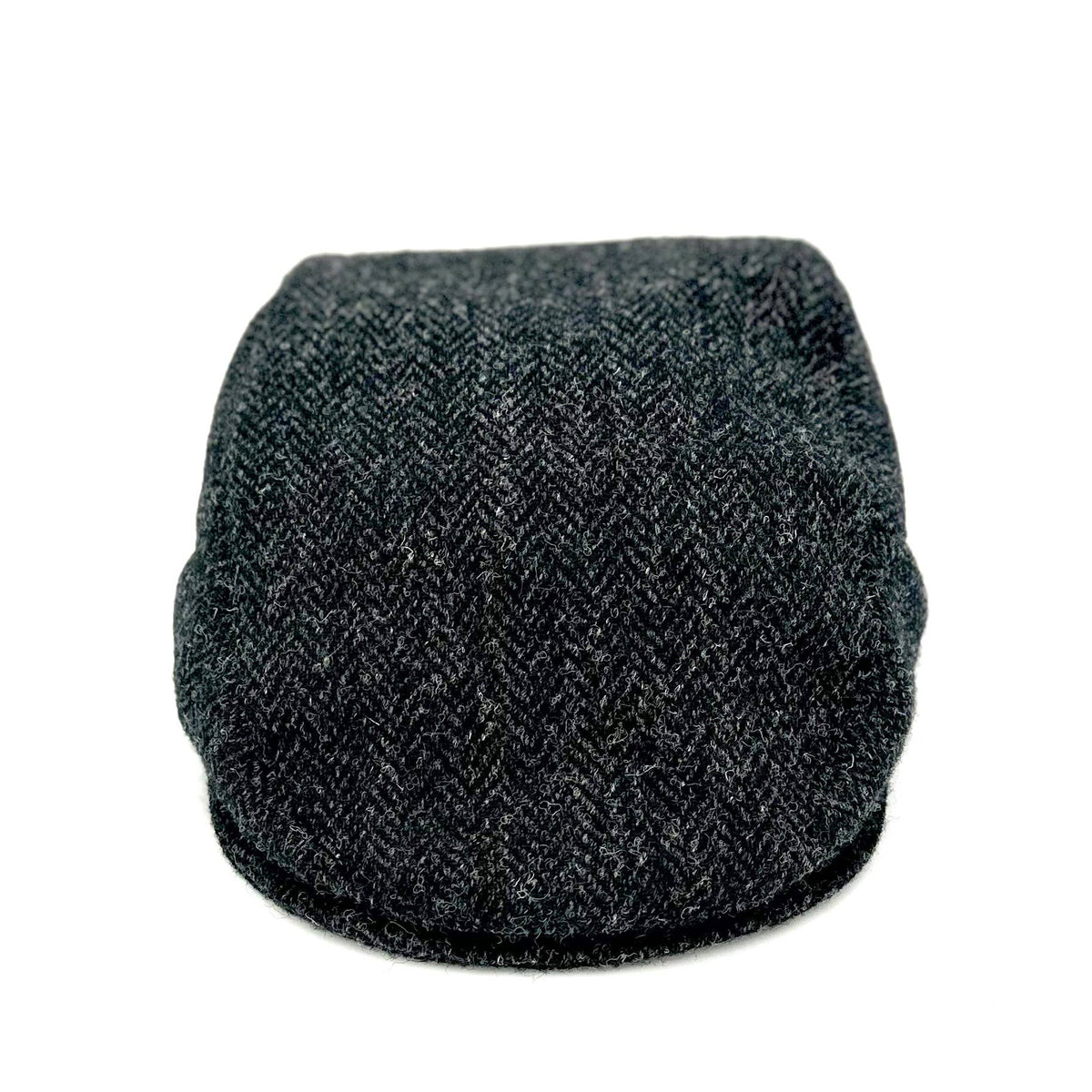 Harris Tweed Flat Cap (One Size Fits All) Charcoal