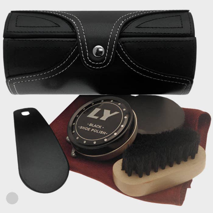 5 Piece Black Barrel Shoe Kit