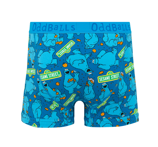Cookie Monster - Mens Cotton Boxer Shorts