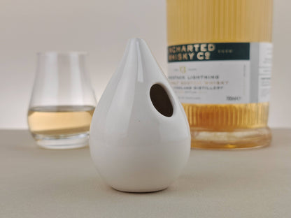 Ooshky Whisky Water Jug - White Ceramic