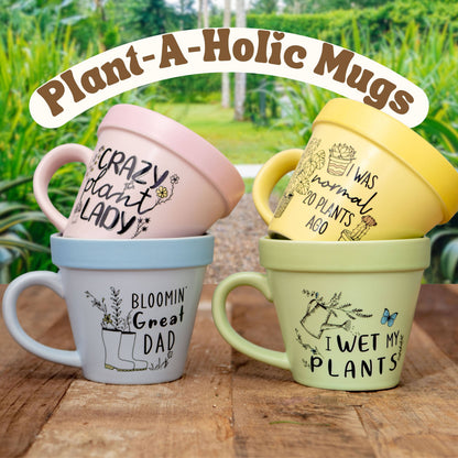 Wet My Plants Plant Pot Mug - Gardening Gifts