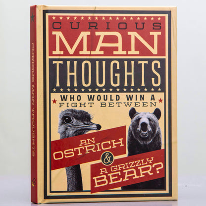 Curious Man Thoughts - Funny Gift Book - Novelty Men's Gift