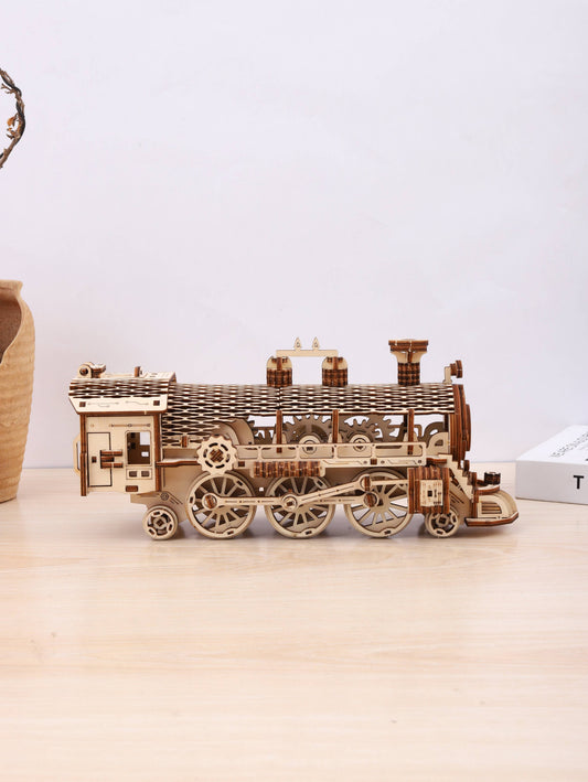 DIY Model wooden kit train