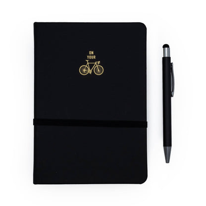 Gentlemen’s Emporium Notebook & Pen Set – On Your Bike Cover Design
