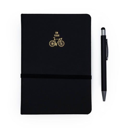 Gentlemen’s Emporium Notebook & Pen Set – On Your Bike Cover Design