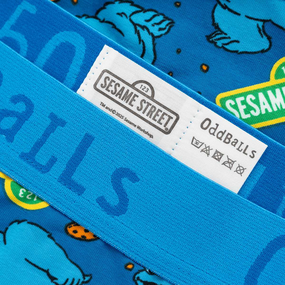 Cookie Monster - Mens Cotton Boxer Shorts