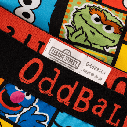 Sesame Street - Mens Cotton Boxer Shorts