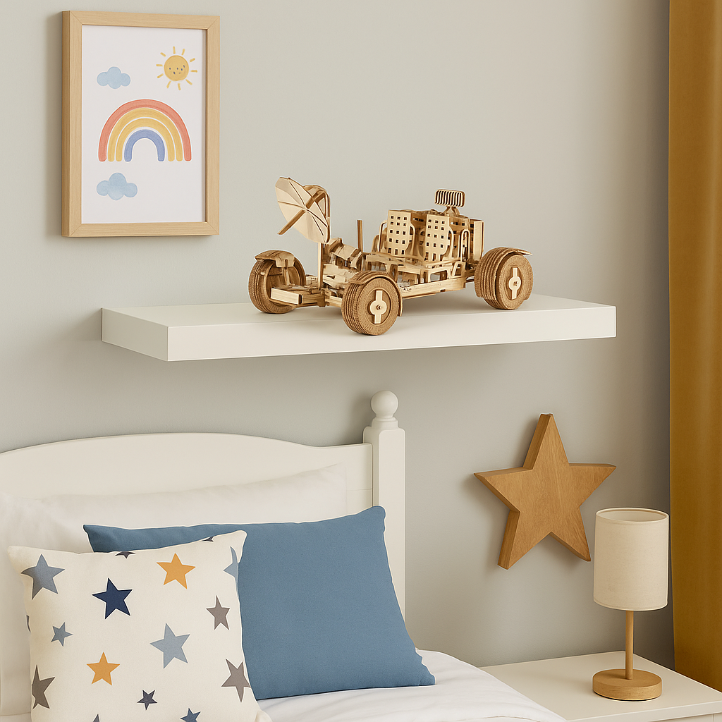 DIY Model wooden kit Lunar car