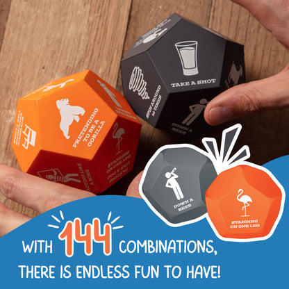 Diced - Giant Dice Adult Drinking Games - Adult Party Games