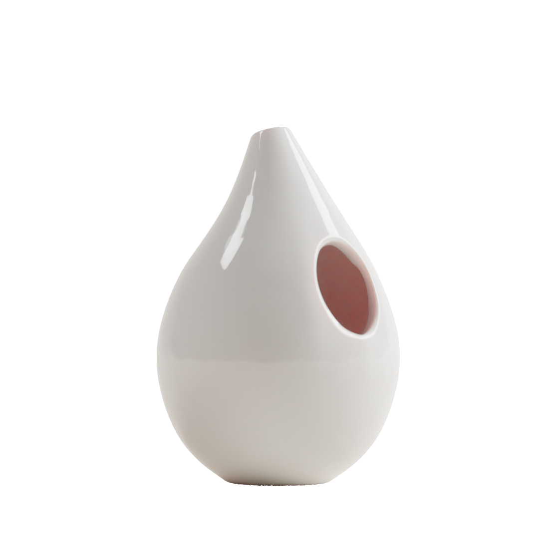 Ooshky Whisky Water Jug - White Ceramic