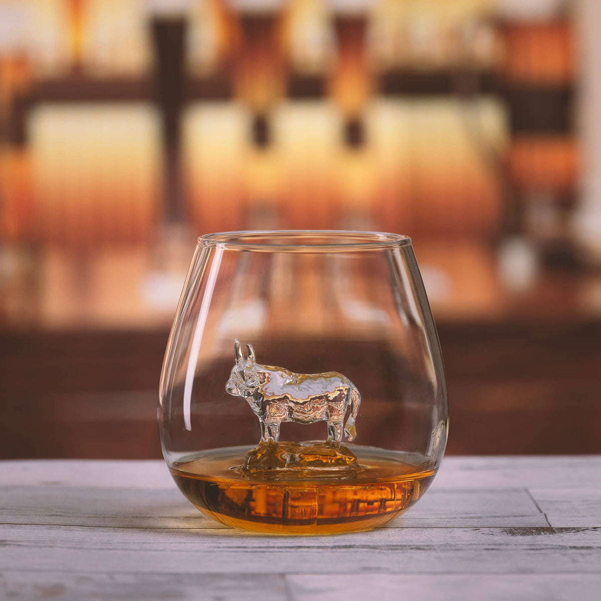 Bar Bespoke Highland Cow in a Glass