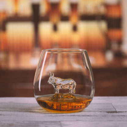 Bar Bespoke Highland Cow in a Glass