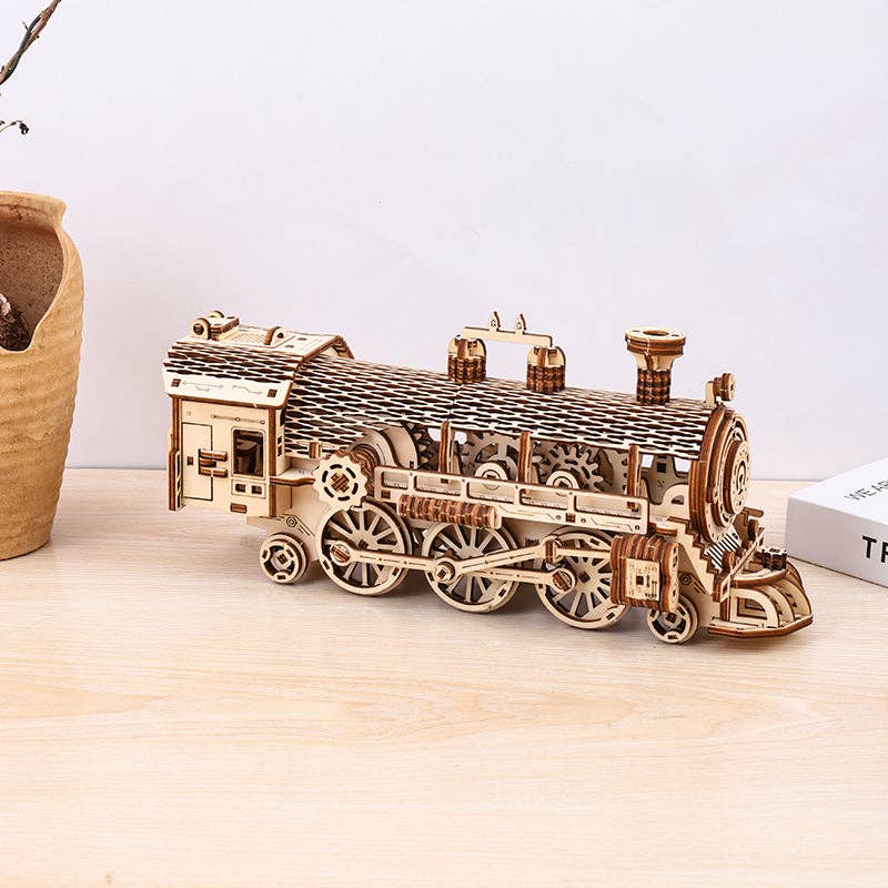 DIY Model wooden kit train