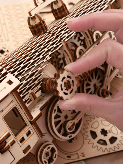 DIY Model wooden kit train