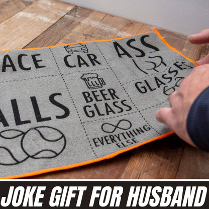 Funny 8-in-1 Ball Washer Cloth - Funny Novelty Gifts for Men