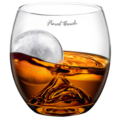 Final Touch On the Rocks Glass and Ice Ball Mould Set