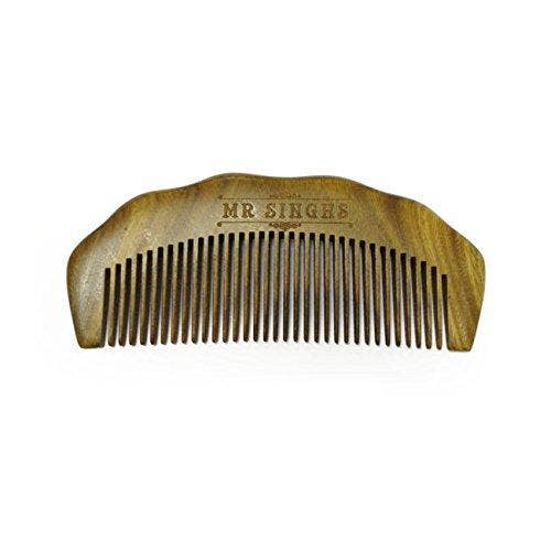 Mr Singhs Handmade Engraved Wooden Beard Comb