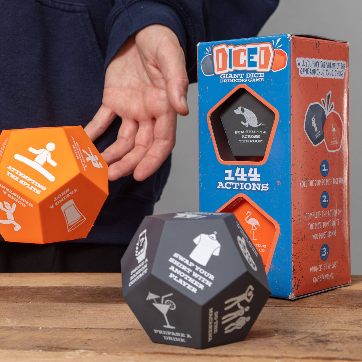 Diced - Giant Dice Adult Drinking Games - Adult Party Games