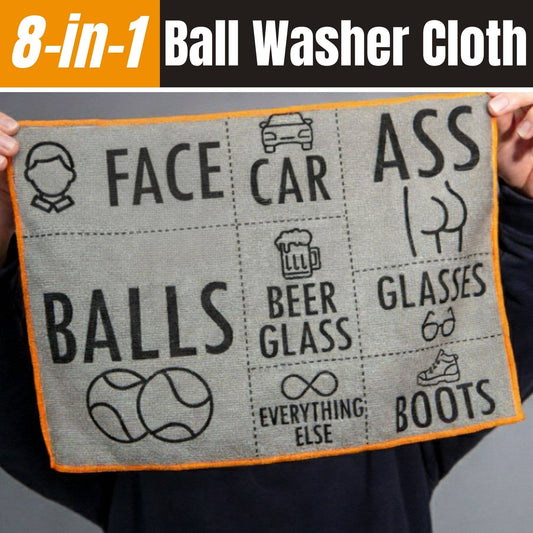 Funny 8-in-1 Ball Washer Cloth - Funny Novelty Gifts for Men