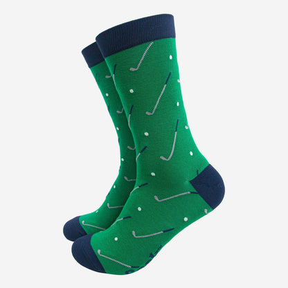 Golf Club Bamboo Socks in Green