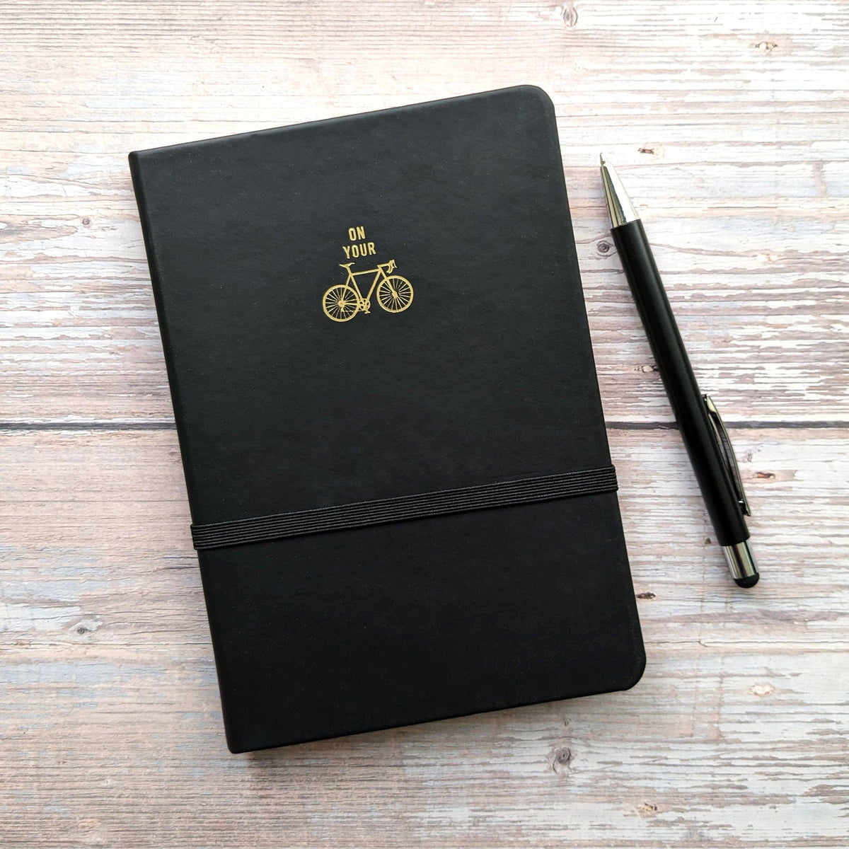 Gentlemen’s Emporium Notebook & Pen Set – On Your Bike Cover Design