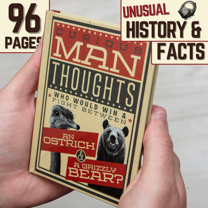 Curious Man Thoughts - Funny Gift Book - Novelty Men's Gift