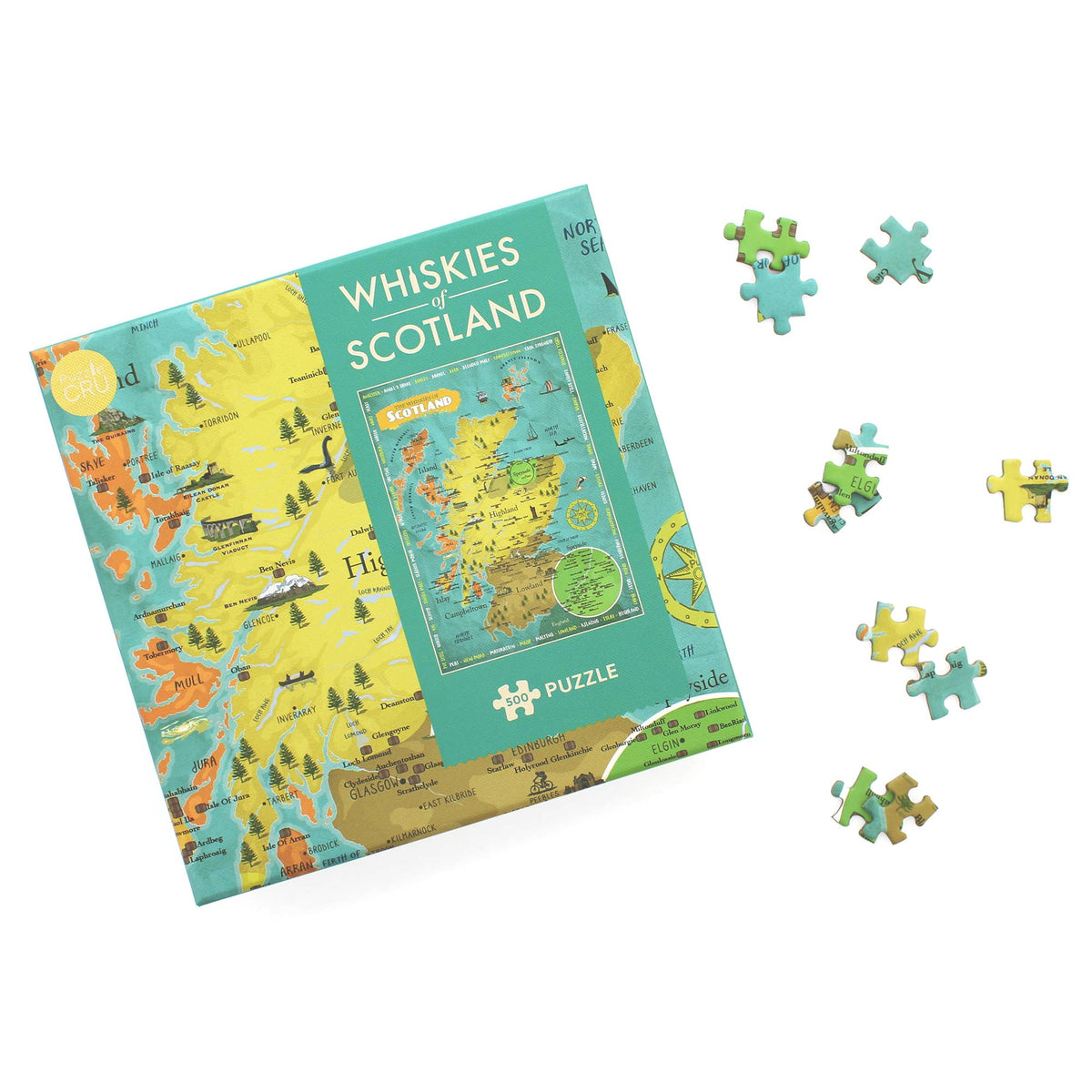 Puzzle Cru Whiskies Of Scotland Puzzle