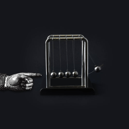 Dapper Chap Newton's Cradle  In Gift Box