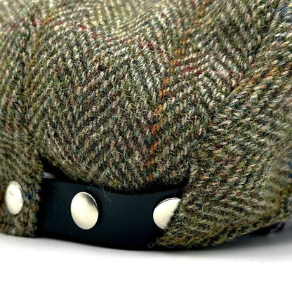 Harris Tweed Flat Cap (One Size Fits All) Country Green