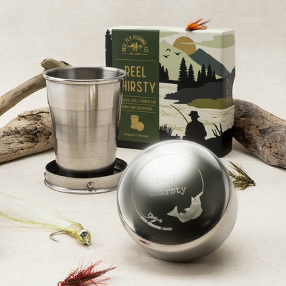 Reel Fly Fishing Co. 'Reel Thirsty' Stirrup Cup