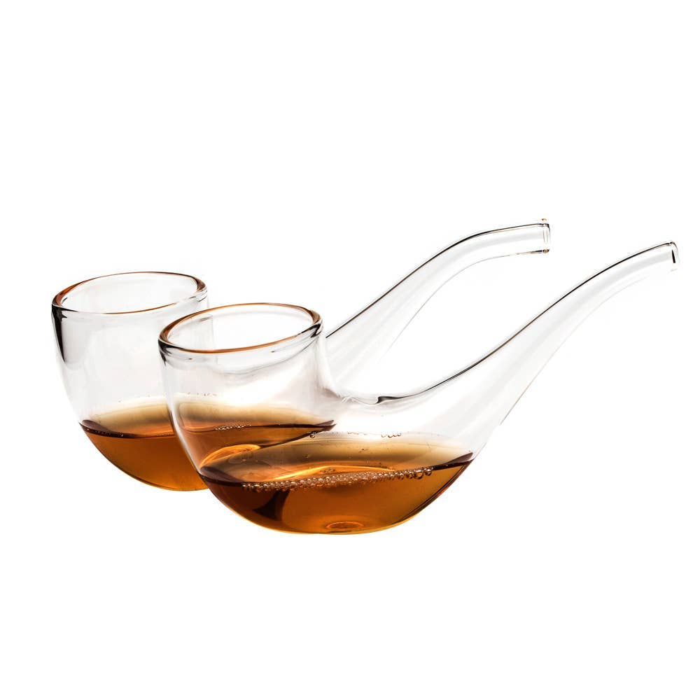 Bar Bespoke Pipe Sipping Glasses 2 Pack