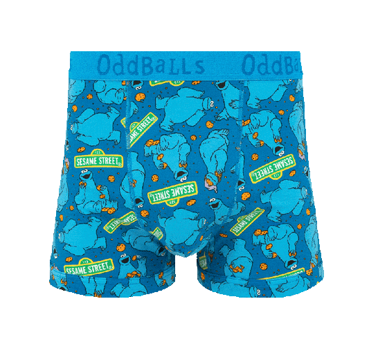 Cookie Monster - Mens Cotton Boxer Shorts
