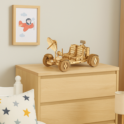 DIY Model wooden kit Lunar car