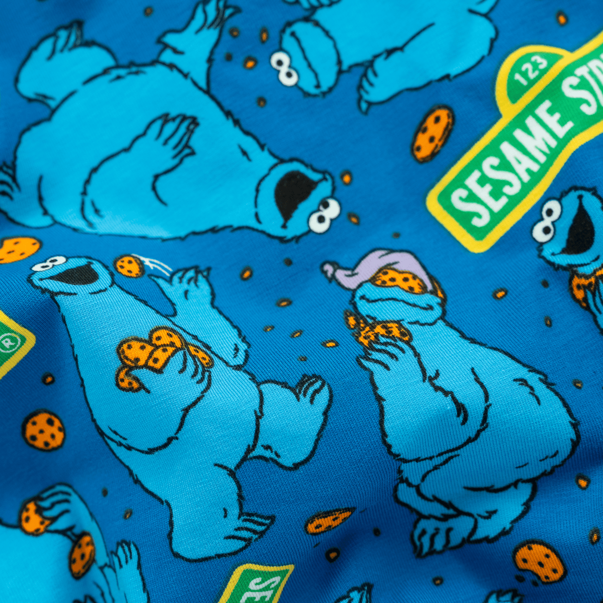 Cookie Monster - Mens Cotton Boxer Shorts