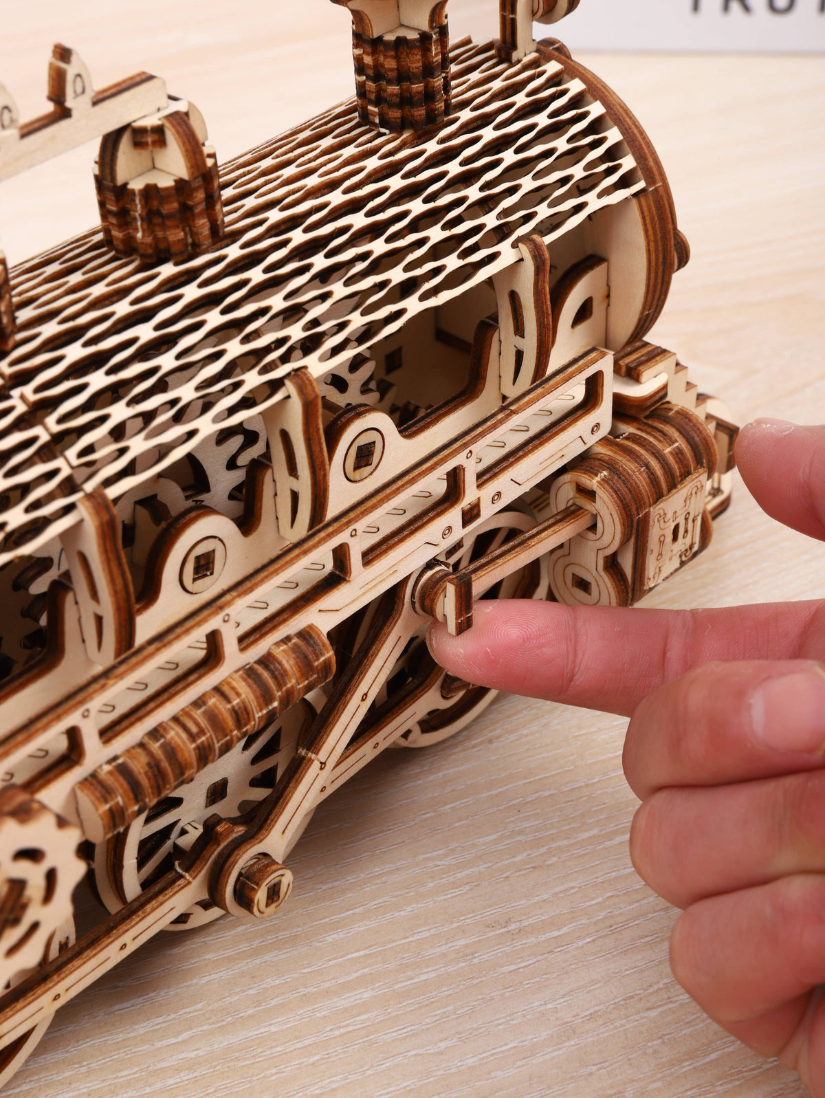 DIY Model wooden kit train