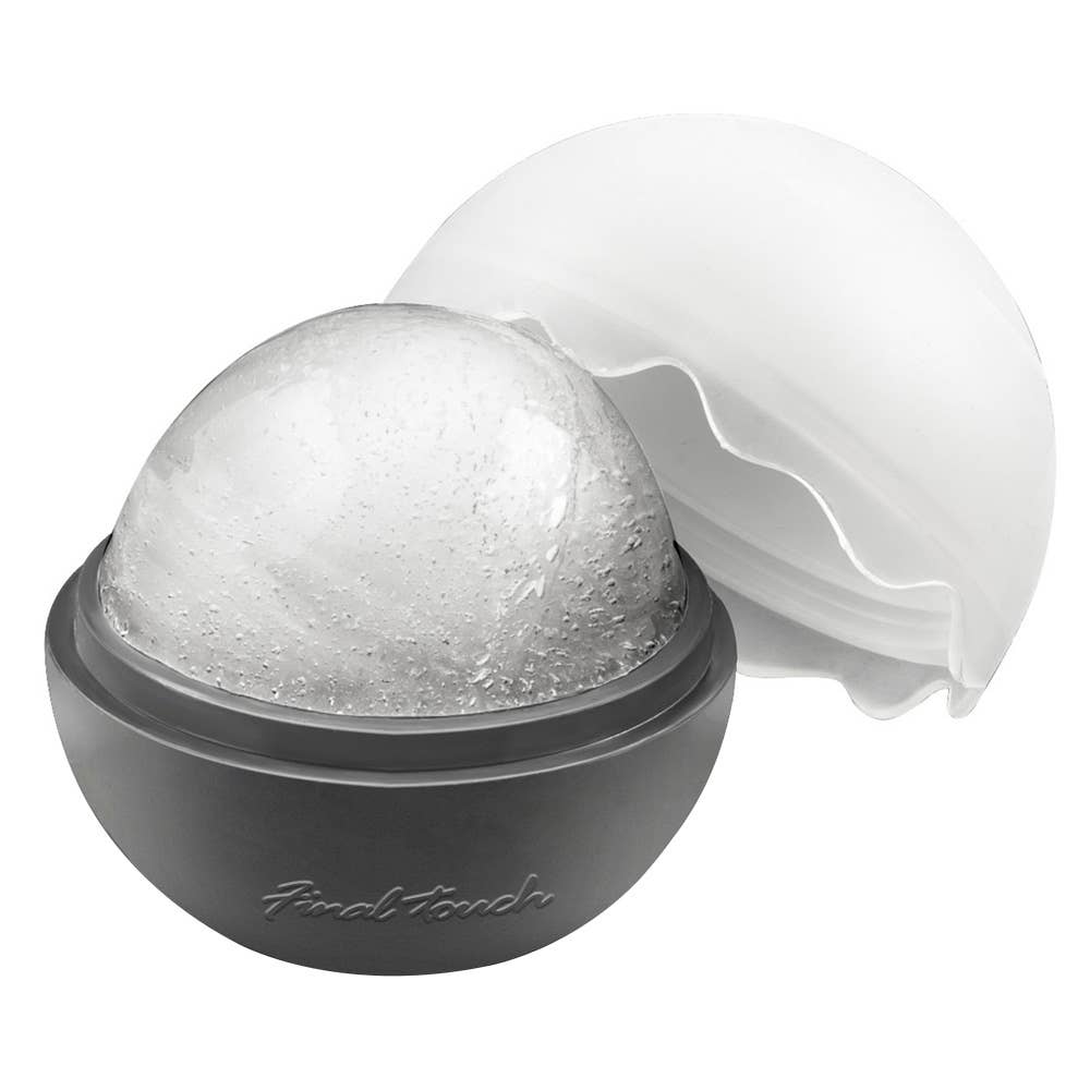 Final Touch On the Rocks Glass and Ice Ball Mould Set