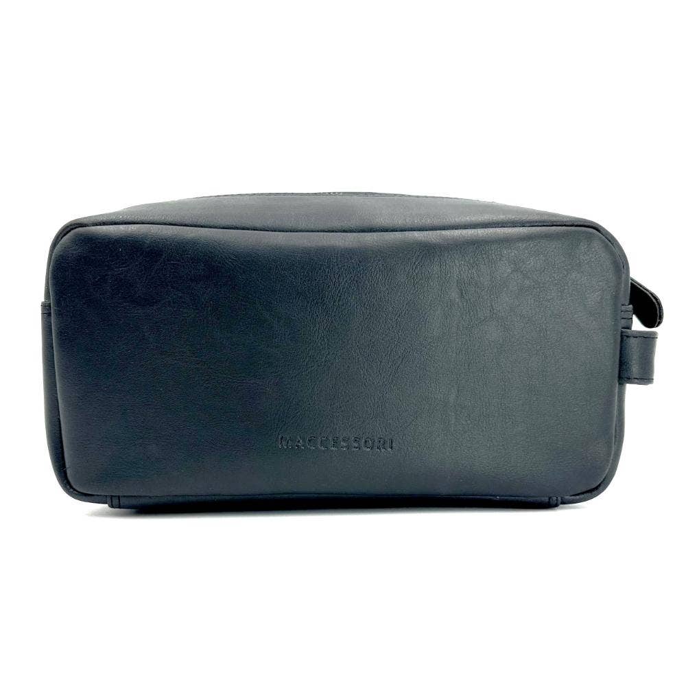 Harris Tweed Toiletry Bag Charcoal
