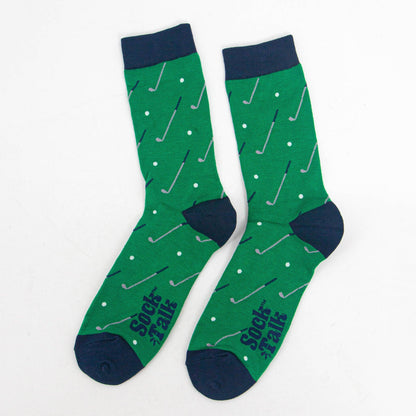 Golf Club Bamboo Socks in Green