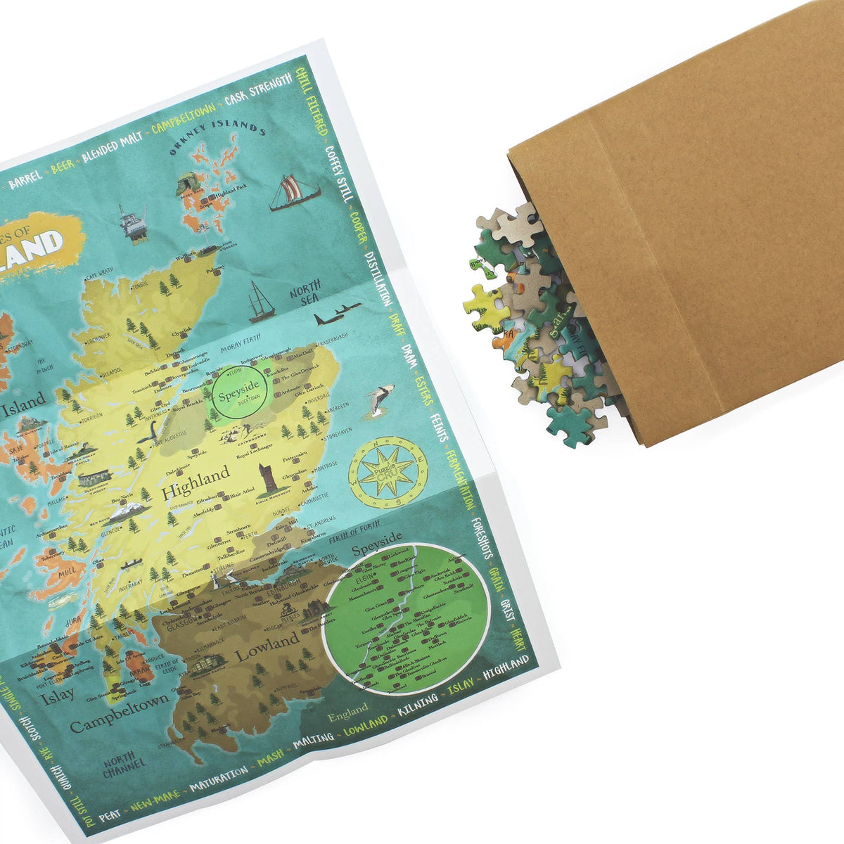 Puzzle Cru Whiskies Of Scotland Puzzle