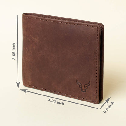 'THE PRESTIGE COMBO' Brown Genuine Leather Wallet & Cardholder Combo Gift Box