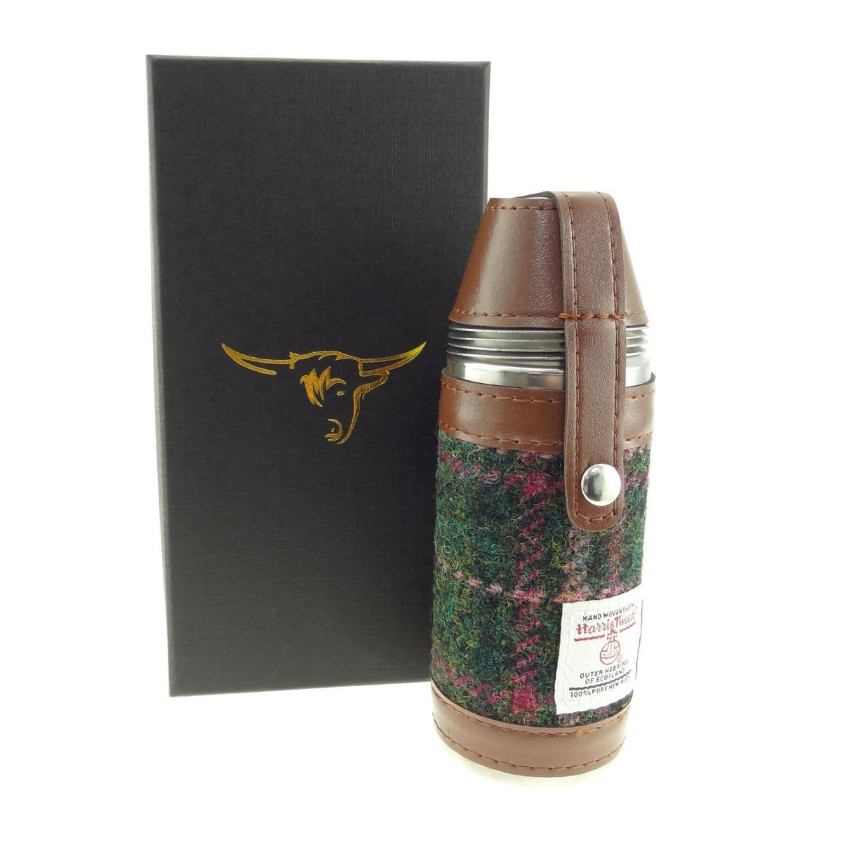 Harris Tweed Hunting Flask