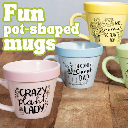 Wet My Plants Plant Pot Mug - Gardening Gifts