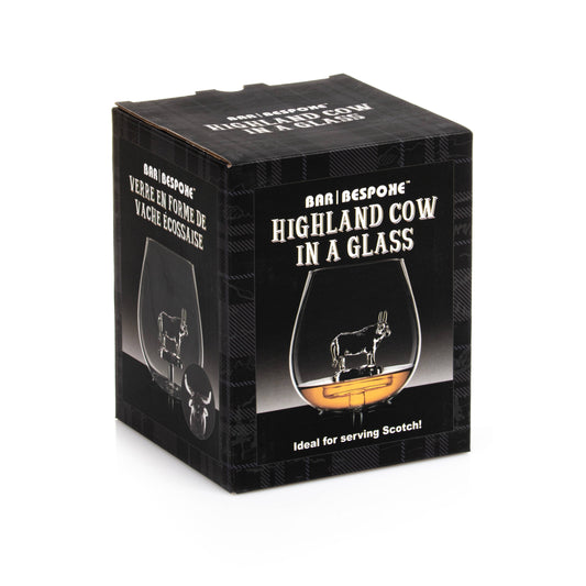 Bar Bespoke Highland Cow in a Glass