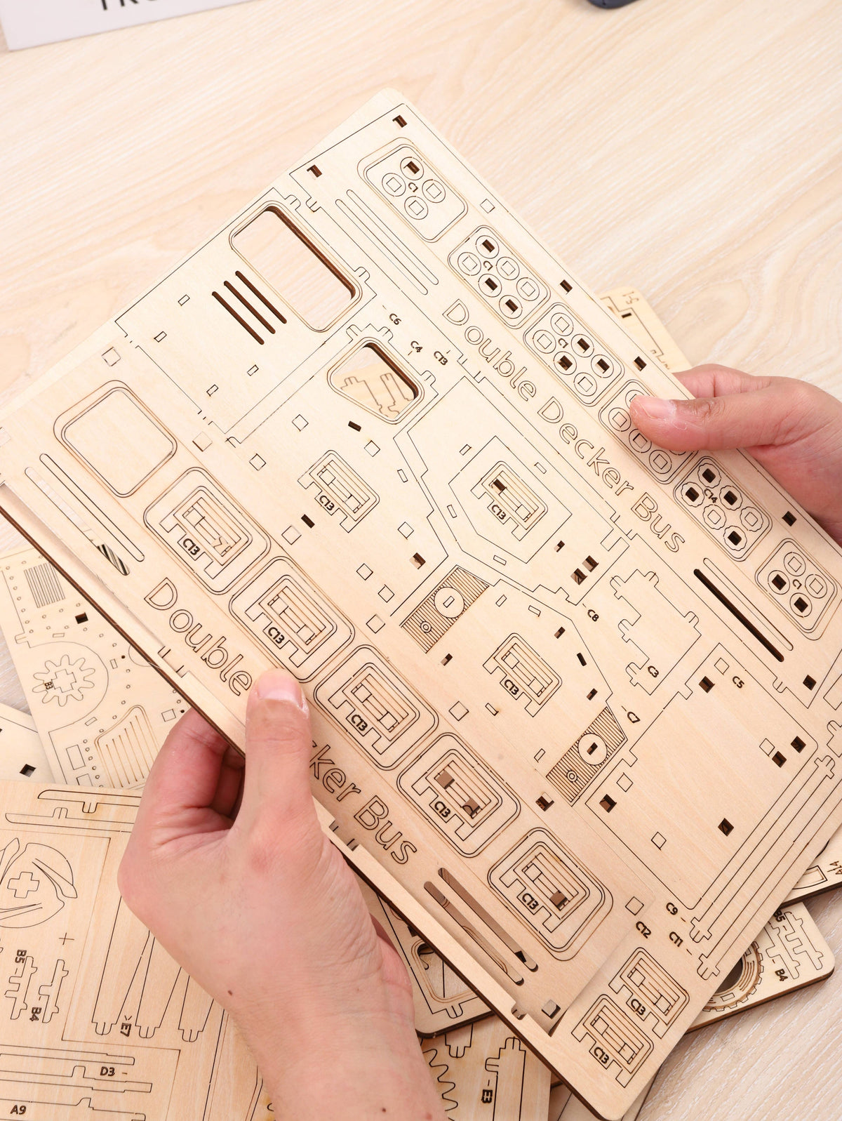DIY Model wooden kit train