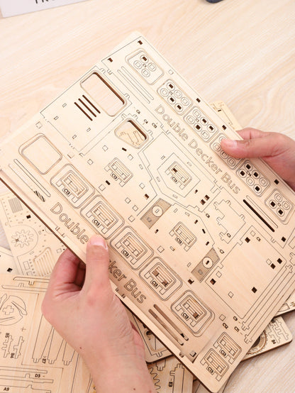 DIY Model wooden kit train