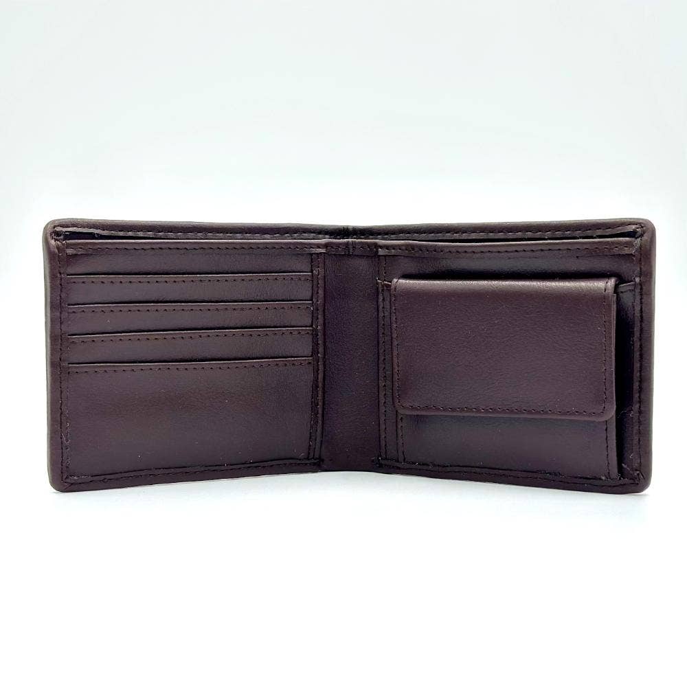 Harris Tweed Bifold Coin Wallet Country Green